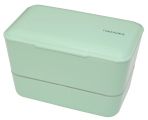 Bento box Takenaka Expanded Double Peppermint 1,15 litra + widelec i przegródka w zestawie