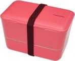 Bento box Takenaka Expanded Double Rose 1,15 litra + widelec i przegródka w zestawie