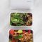 Bento box Takenaka Expanded Double Green 1,15 litra + widelec i przegródka w zestawie