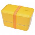 Bento box Takenaka Expanded Double Daffodil Yellow 1,15 litra + widelec i przegródka w zestawie