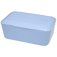 Bento box Takenaka Expanded Single 0,9 litra dla dzieci i dorosłych + ruchoma przegródka - Serenity Blue