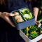 MONBENTO Square Natural Blue lunch box 1,7 litra (Made in France)