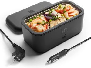 MONBENTO Warmer Black Onyx podgrzewacz do jedzenia 700 ml