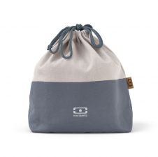 Duża torebka MONBENTO Pochette Natural Blue L - ozdobna i ochronna