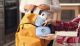 Zestaw niebiski lunchbox Monbento Tresor + butelka termiczna MB Stram