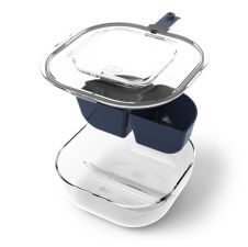 MONBENTO Gourmet Crystal bento lunchbox 850 ml