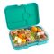 Duży lunchbox z 4 przegródkami - Yumbox Tapas Antibes Blue Groovy