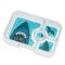 Yumbox Tapas True Blue Shark - duży lunchbox z 4 przegródkami