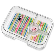 Wymienna wkładka z 4 przegródkami do Yumbox Panino - Panda