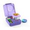 OmieBox lunchbox z termosem - bento z przegródkami dla dzieci 1,35 litra - Purple Plum