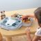 MONBENTO Wonder Blue Panda - bento lunchbox z przegródkami dla dzieci