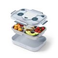MONBENTO Wonder Blue Panda - bento lunchbox z przegródkami dla dzieci