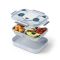 MONBENTO Wonder Blue Panda - bento lunchbox z przegródkami dla dzieci