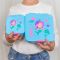 Littlelunchbox  bento five lunchbox z 5 przegródkami dla dzieci 0,98 litra - Mermaid Friends