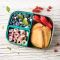 Zestaw 2 dużych silikonowych pojemniczków do lunchboxów - Rose