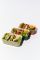Bento box Takenaka Expanded Flat 750 ml + ruchoma przegródka - Green Forest