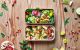 Bento Box MONBENTO Original 1 litr - dwupoziomowy, szczelny lunch box - Terracotta