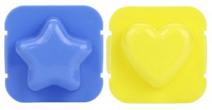 Foremki do jajek (EGG MOLDS) GWIAZDKA I SERCE