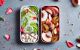 Bento Box MONBENTO Original 1 litr - dwupoziomowy, szczelny lunch box - Rosa Moka