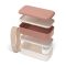 Bento Box MONBENTO Original 1 litr - dwupoziomowy, szczelny lunch box - Rosa Moka