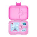 Lunchbox dla dzieci z 4 przegródkami - Yumbox Panino Fifi Pink Paris