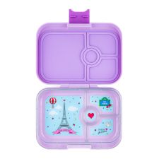 Yumbox Panino Lulu Purple lunchbox dla dzieci z 4 przegródkami - Paris