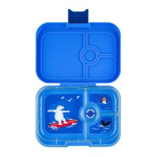 Lunchbox dla dzieci z 4 przegródkami - Yumbox Panino Surf Blue Polar Bear