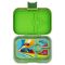 Yumbox Panino Matcha Green lunchbox dla dzieci z 4 przegródkami - Cars