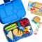 Yumbox Classic - lunchbox z 6 przegródkami dla dzieci - Surf Blue Cars