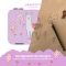BEARFOOT bento lunchbox z 4/6 przegródkami dla dzieci 650 ml - lama (modułowy Yumbox)