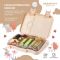 BEARFOOT bento lunchbox z 4/6 przegródkami dla dzieci 650 ml - Słonie w karetce (modułowy Yumbox)