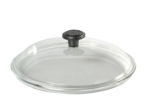Skeppshult Pokrywka szklana 28 cm . z żeliwnym uchwytem