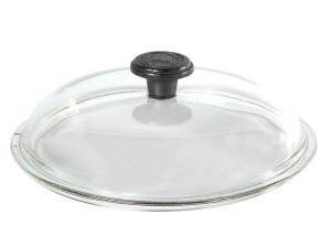 Skeppshult Pokrywka szklana 24 cm . z żeliwym uchwytem