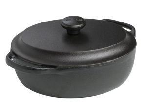 Skeppshult Brytfanna/gęsiarka żeliwna 2l z żeliwną pok.