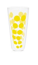 Zak!Designs Szklanka wysoka 350 ml, żółta