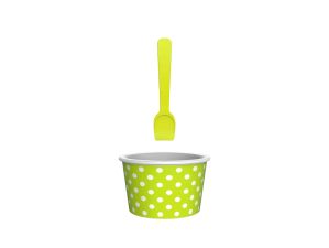 Zak!Designs Miseczka na lody, zielono biała