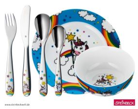 WMF Zestaw dla dzieci 6 el., Jednorożec Disney