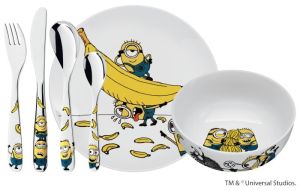 WMF Zestaw dla dzieci 6 el., Minionki