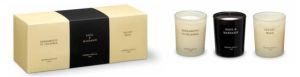 Cereria Molla Zestaw 3małych świec zapachowychBergamotto diCa