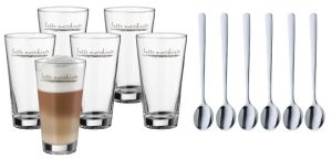 WMF Zestaw 6 filiżanek do Latte Macchiato z łyżec