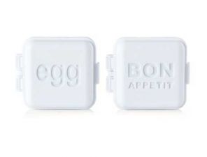 Foremki do jajek Monbento w kolorze białym