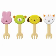 Ozdobne widelczyki 8 sztuk - zestaw ZWIERZĄTEK