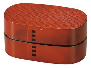 Oryginalny japoński Bento Box Nuri Wappa - czerwone drzewo