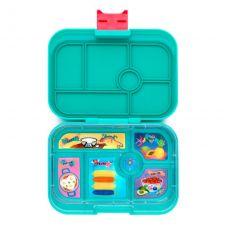 Yumbox Classic Aqua Turquoise szczelny lunchbox z przegródkami