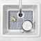 OxO Mata do zlewu 28x32 cm . Silikon szara GoodGrips