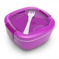 BENTGO SALAD bento box, lunchbox z widelcem - różowy