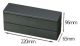 Japoński Bento Box Men Tochigi Slim Metallic Black