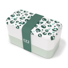 Monbento Lunchbox Bento Original, Graphic Leopard Green