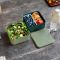 Monbento Lunchbox Bento Square FR, Natural Green