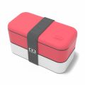MONBENTO Original Collection koralowo-szary (edycja limitowana) - bento lunchbox